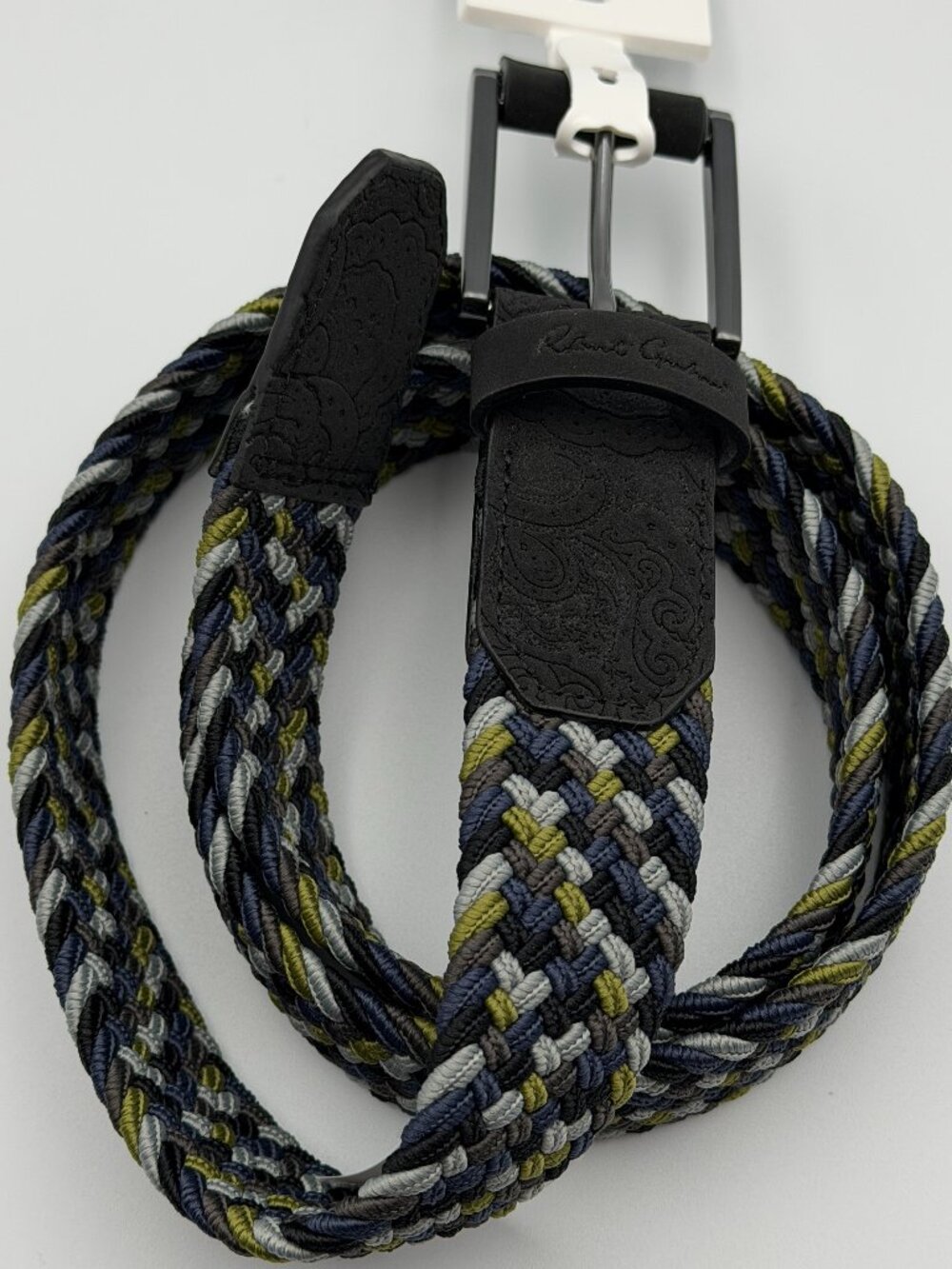 Robert Graham Braided Belt in Black, Navy, Olive, Gray